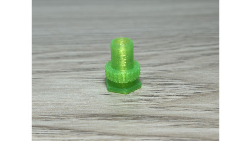 3D print Connect tube Screw and nut for 10mm hole