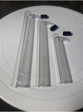 glass tube with cap